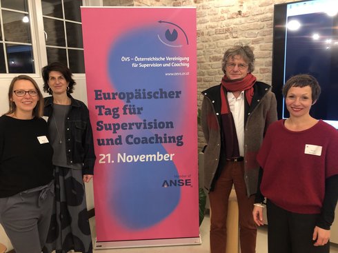Vortragende (v.l.): Cornelia Koller, Verena Tatra, Claus Faber, Fanja Haybach, © Julia Heinrich und Cornelia Koller Vortragende (v.l.): Cornelia Koller, Verena Tatra, Claus Faber, Fanja Haybach, © Julia Heinrich und Cornelia Koller